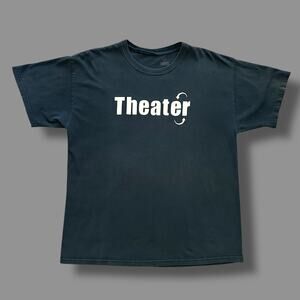 Vintage Theater Shirt Faded Black Drama Department Comedy Tragedy College Tee